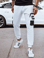 Pánske bojové biele tepláky FashionStreet UX4370