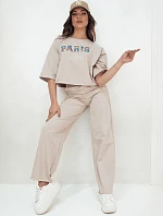 MILEKAN béžový dámsky set FashionStreet AY1051