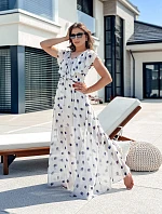 MARISOL maxi šaty svetlo šedé FashionStreet EY2501