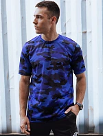Pánske modré moro tričko FashionStreet RX5595