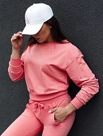 Dámska klasická mikina CASUALVIBE coral FashionStreet BY1303