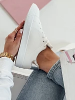 Dámske strieborné tenisky SHINMOVE FashionStreet ZY0527
