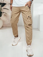 Pánske cargo nohavice khaki FashionStreet UX4464