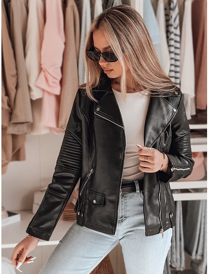 BIKEROSS dámska prechodná bunda ramones black FashionStreet TY4790 BIKEROSS dámska prechodná bunda ramones black FashionStreet TY4790