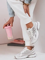 Dámske tenisky na hrubšej podrážke DYNAMICA silver FashionStreet ZY0595