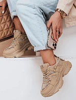 Dámske tenisky na hrubšej podrážke NEWMOVE khaki FashionStreet ZY0598