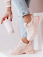Dámske tenisky na hrubšej podrážke SOFTLACE pink FashionStreet ZY0656