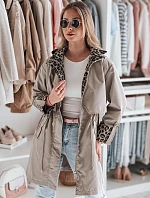 Dámska prechodná bunda PANTER beige FashionStreet TY4801