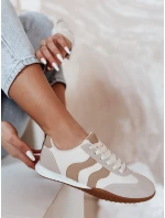 Dámske béžové topánky Dstreet ZY0781