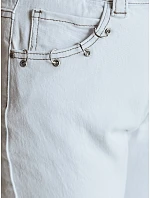 Dámske džínsové nohavice LIKEMELOO mom fit white FashionStreet UY2432