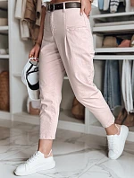 Dámske bavlnené nohavice CHINOSKA ružové FashionStreet UY2554