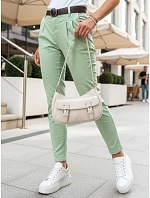 Dámske nohavice chinos s opaskom MODELA mint FashionStreet UY2631 Dámske nohavice chinos s opaskom MODELA mint FashionStreet UY2631
