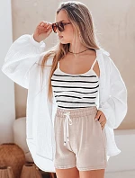 Dámske khaki šortky HOT VIBE FashionStreet SY0441