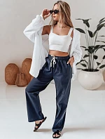 Dámske ležérne široké nohavice BOHO DAY navy blue FashionStreet UY2649