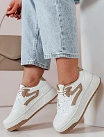 BEIMEI dámske tenisky na platforme biele FashionStreet ZY0871