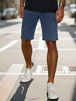 Pánske modré džínsové šortky FashionStreet SX2492