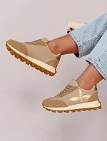 Dámske športové tenisky FLEXIMOT beige FashionStreet ZY0905