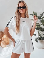 Dámska tepláková súprava LOVE SPORT white FashionStreet AY1136