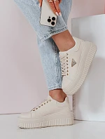 Dámske tenisky na platforme SNIKPIK beige FashionStreet ZY0927