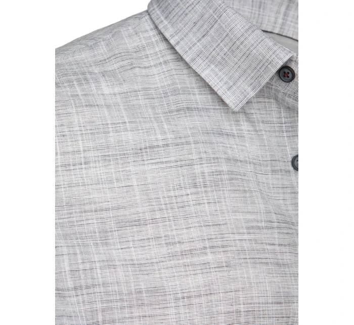 Pánska ležérna sivá košeľa Dstreet DX2653 Pánska ležérna sivá košeľa Dstreet DX2653