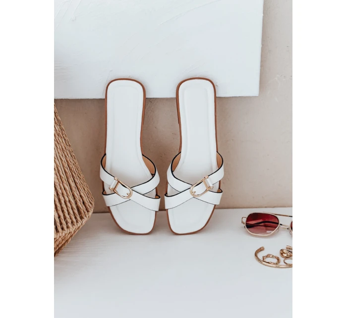 Dámské žabky white model 21990343 - Dstreet Dámské žabky white model 21990343 - Dstreet