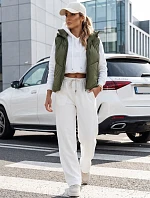 Dámska prešívaná vesta LIKEHUGS zelená FashionStreet TY4977