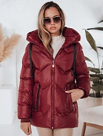 Dámska zimná bunda SALVONA červená prešívaná FashionStreet TY5005