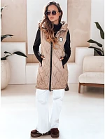 Dámská oboustranná vesta s kapucí FashionStreet TY5095 Dámská oboustranná vesta s kapucí FashionStreet TY5095