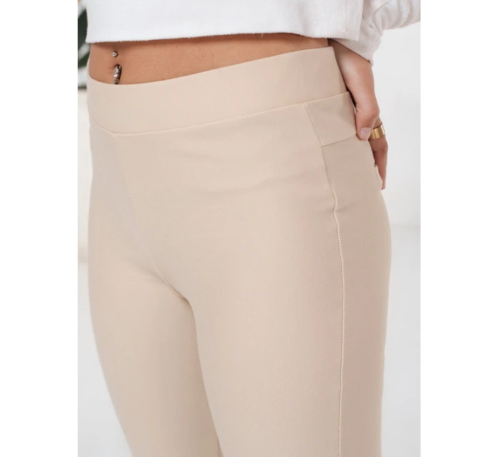 Dámské legíny béžové model 21991610 - Dstreet Dámské legíny béžové model 21991610 - Dstreet