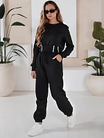 Dámske čierne tepláky FashionStreet AY1159