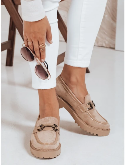 Dámske béžové čižmy Dstreet ZY1064 Dámske béžové čižmy Dstreet ZY1064