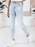 Dámske push up džínsy s kamienkami svetlo modré FashionStreet UY2808
