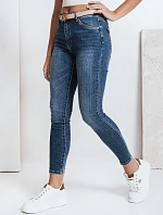 Dámske skinny džínsy modré FashionStreet UY2815