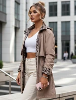 Dámska prechodná bunda PANTER moka FashionStreet TY5658