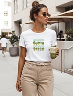 Dámske tričko s potlačou Niekedy to trochu preháňam biela FashionStreet NX5037RY