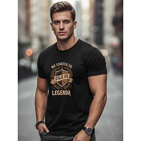 Tshirt męski NIE   czarny model 22158940 - FashionStreet