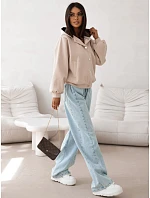 Dámská bomberová bunda s kapucí, béžová, FashionStreet TY5927