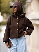 Kurtka damska z kapturem brązowa model 22350682 - FashionStreet