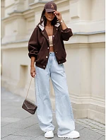 Kurtka damska z kapturem brązowa model 22350682 - FashionStreet