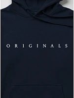 Pánská mikina s kapucí a potiskem ORIGINALS, tmavě modrá, FashionStreet NX5151BX