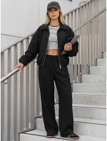 Krótka kurtka damska przejściowa bez czarna model 22350772 - FashionStreet