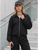 Krótka kurtka damska przejściowa bez czarna model 22350772 - FashionStreet