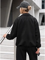 Krótka kurtka damska przejściowa bez czarna model 22350772 - FashionStreet