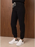 Komplet damski sztruksowy bluza i spodnie jogger czarny FashionStreet AY1221 Komplet damski sztruksowy bluza i spodnie jogger czarny FashionStreet AY1221