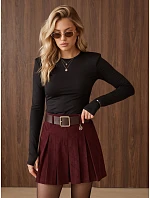 Dámská blůza s dlouhým rukávem, černá, FashionStreet RY2940