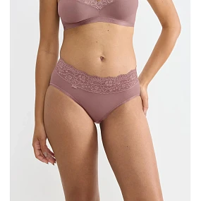 Dámske nohavičky Romance Midi - BROWN - hnedá 1141 - SLOGGI Dámske nohavičky Romance Midi - BROWN - hnedá 1141 - SLOGGI