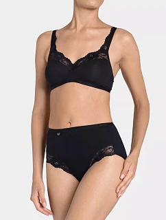 SLOGGI ROMANCE - Maxi nohavičky z bavlny Supima® s čipkou Sloggi