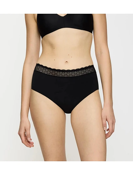 Dámské kalhotky Feel of Modal Midi 3P - BLACK - černá 0004 - TRIUMPH