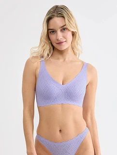 Dámska podprsenka ZERO Feel Bliss Soft bra Light Lilac v levanduľovej farbe – SLOGGI