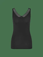 Feel of Modal Tank Top 2P - BLACK - TRIUMPH BLACK - TRIUMPH